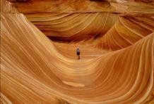 The Wave - sand dunes between Arizona & Utah